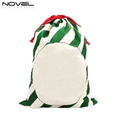 Hot Selling Sulbimation Christmas Bags Blank Heat Transfer Christmas Sacks Single-sided Printing
