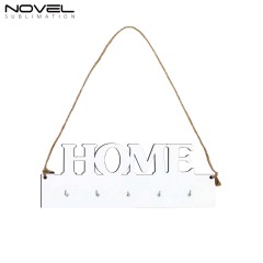 Sublimation MDF LOVE HOME FAMILY Shape Key Hanging Single Side Printing