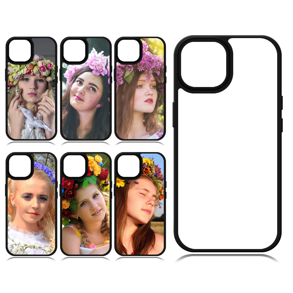 Sublimation 2D TPU Magsafe Phone Case For iPhone 16,iPhone 16E,15,14,13,12 Series Support Wireless Charging with Soft Film Insert