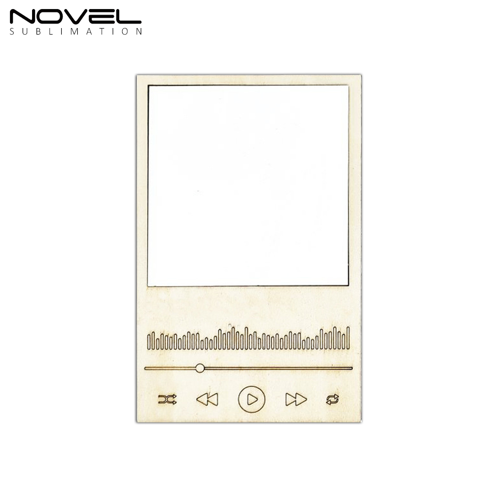 MDF Crafts Sublimation Blanks Mini Retro Photo Frame Desk Decoration