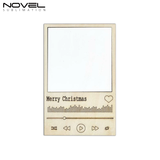 New Arrival MDF Crafts Sublimation Blanks Mini Retro Photo Frame