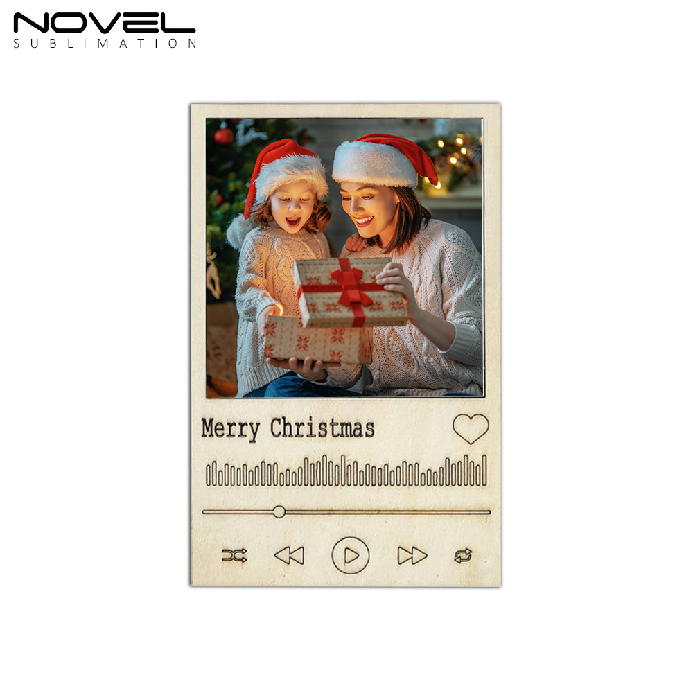 MDF Crafts Sublimation Blanks Mini Retro Photo Frame Desk Decoration