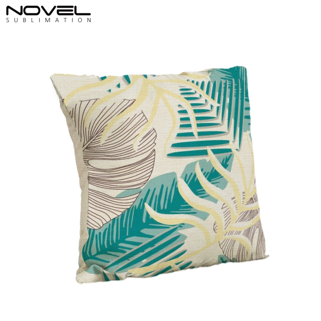 Sublimation White Linen Pillow Case Cover