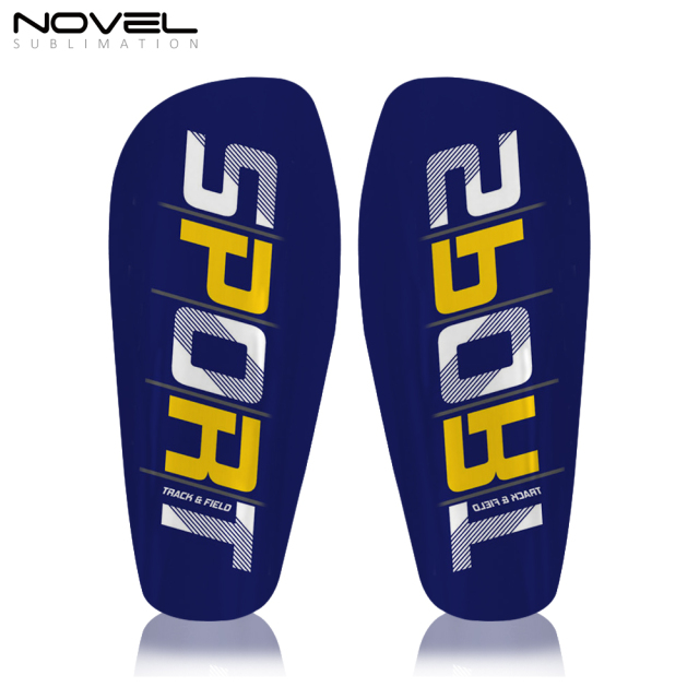 Sublimation Carbon fibre Shin Pads 3D Blank Soccer Shin Guards