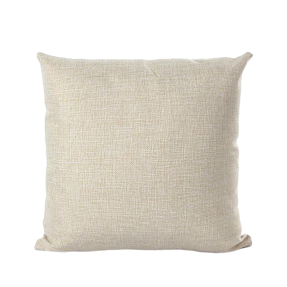 Sublimation Blank Linen Cotton Pillow Case Heat Transfer DIY Pillow Cover Nature Linen Color/ White Linen Color