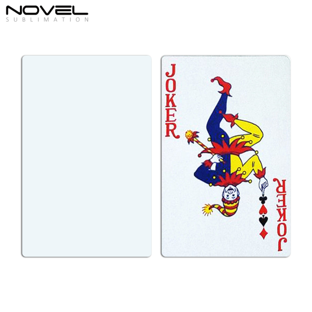 Sublimation Blank Paper Game Playing Cards with DIY Backs