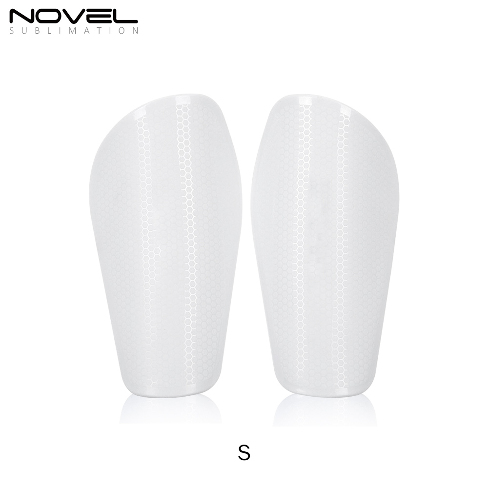 Special Offer!!! Sublimation Hexagon Shin Pads 3D Blank Soccer Shin Guards Glossy Style