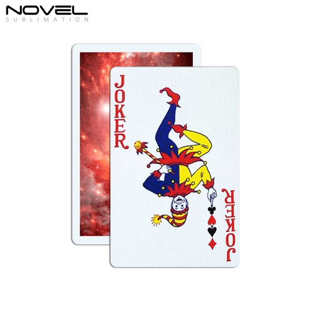 Sublimation Blank Paper Game Playing Cards with DIY Backs