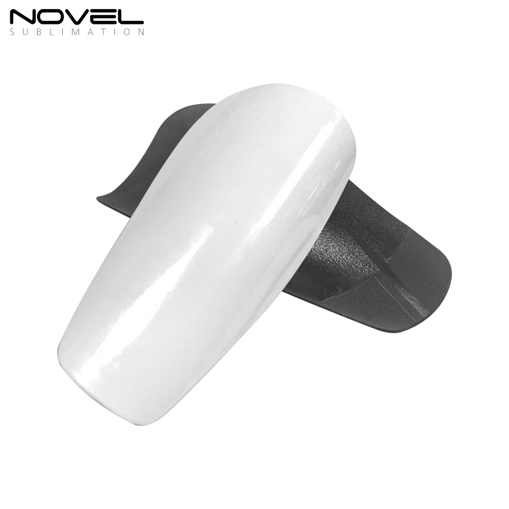 Sublimation Carbon Fibre Shin Pads 3D Blank Soccer Shin Guards Glossy Style for Sports