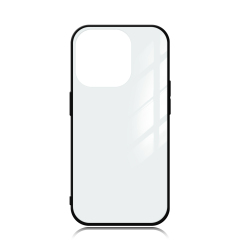 Sublimation TPU Tempered Glass Case Cover For iPhone 15 Series