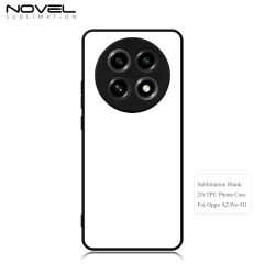 For Oppo A2 Pro 5G Sublimation 2D TPU Case With Aluminum Insert DIY Phone Shell