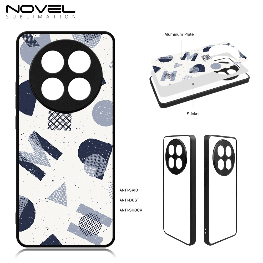 For Oppo A2 Pro 5G,Oppo A3 Pro,Oppo A3 5G Sublimation 2D TPU Case With Aluminum Insert DIY Phone Shell