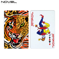 Sublimation Blank PET Game Playing Cards with DIY Backs