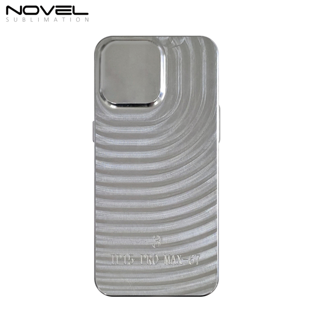 3D Metal Printing Mold for iPhone 15 Series Whole Series 3D Full Wrapped Film Sublimation Phone Case Jigs by using sublimation Film