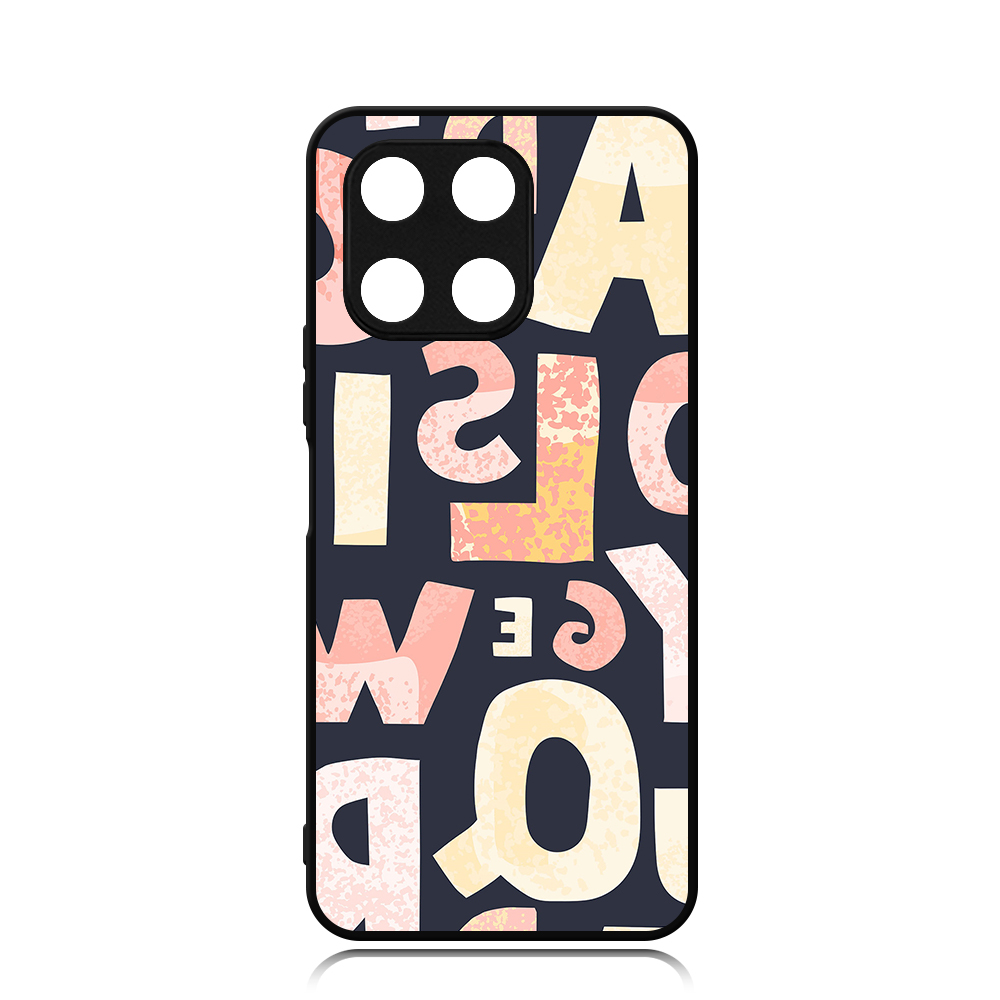 For Huawei Honor X6a,X8 5G Sublimation 2D TPU Cell Phone Case Cover With Aluminum Sheet