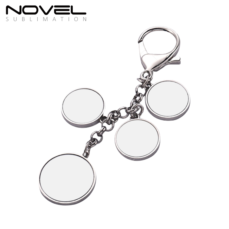 Special Price! Sublimation Metal Keyring Custom Charms Set Keychain Family Photo Keychain Tag