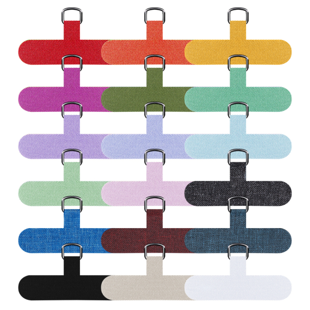 Phone Case Lanyard Card Spacer Fixing Piece Colorful Nylon Sturdy and Durable Spring Buckle Removable Phone Spacer Phone Gasket