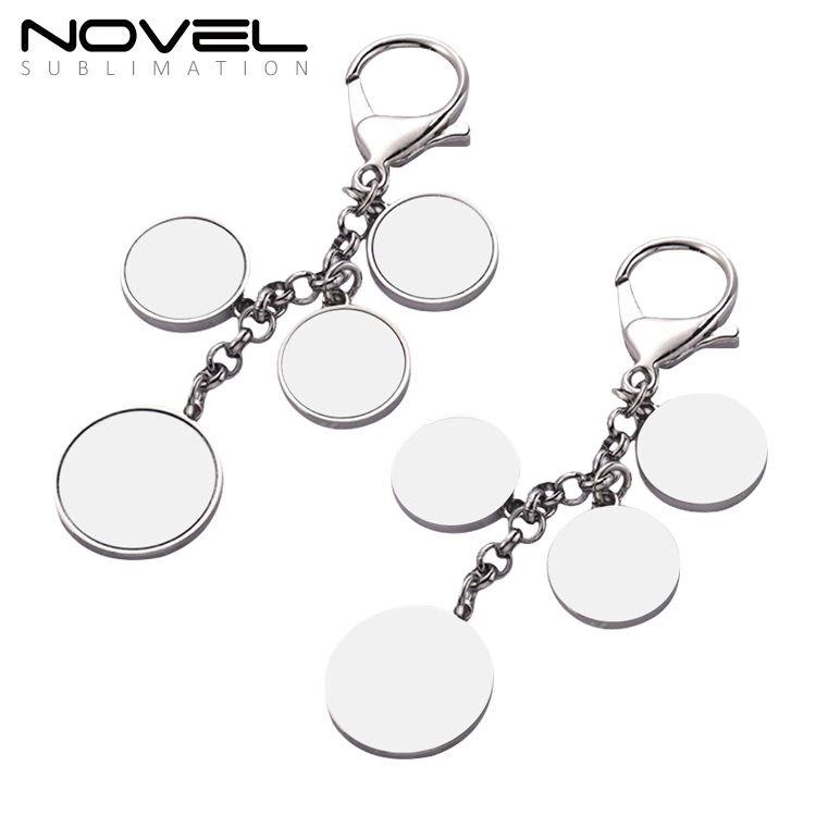 Special Price! Sublimation Metal Keyring Custom Charms Set Keychain Family Photo Keychain Tag