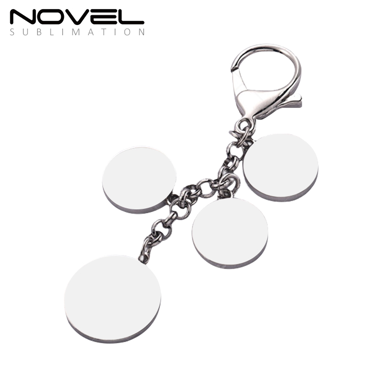 Special Price! Sublimation Metal Keyring Custom Charms Set Keychain Family Photo Keychain Tag