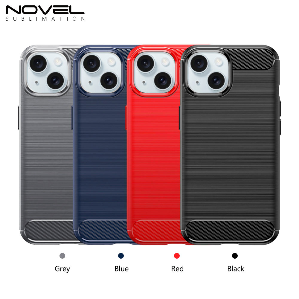 New Arrival Carbon Fiber Brushed Anti-Drop Phone Case for iPhone Series