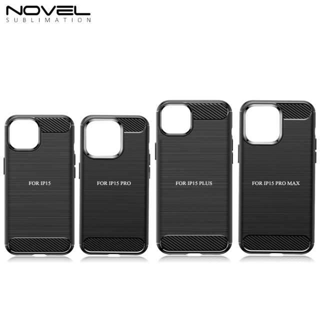 New Arrival Carbon Fiber Brushed Anti-Drop Phone Case for iPhone Series