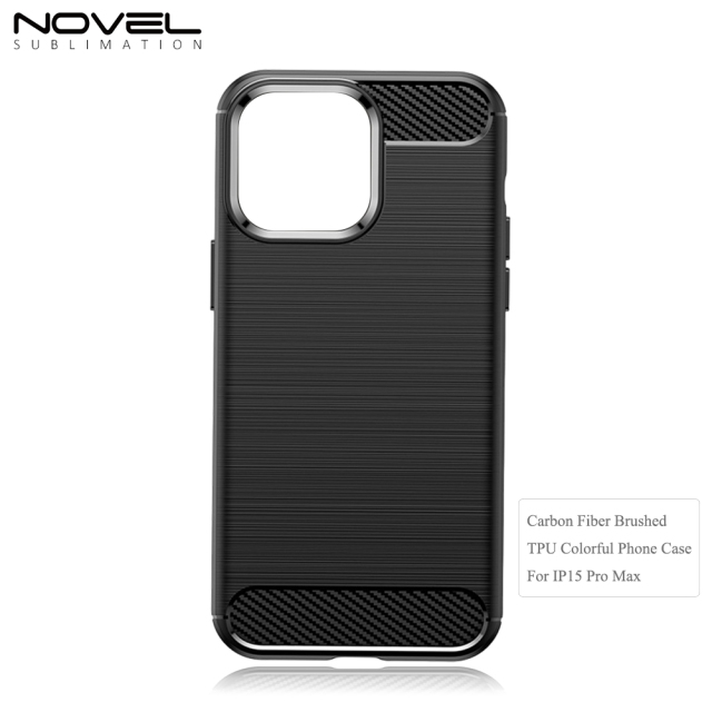 New Arrival Carbon Fiber Brushed Anti-Drop Phone Case for iPhone Series