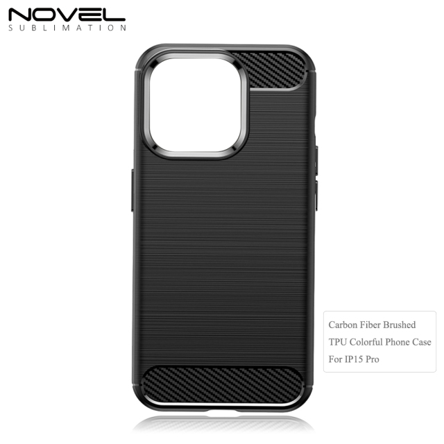 New Arrival Carbon Fiber Brushed Anti-Drop Phone Case for iPhone Series