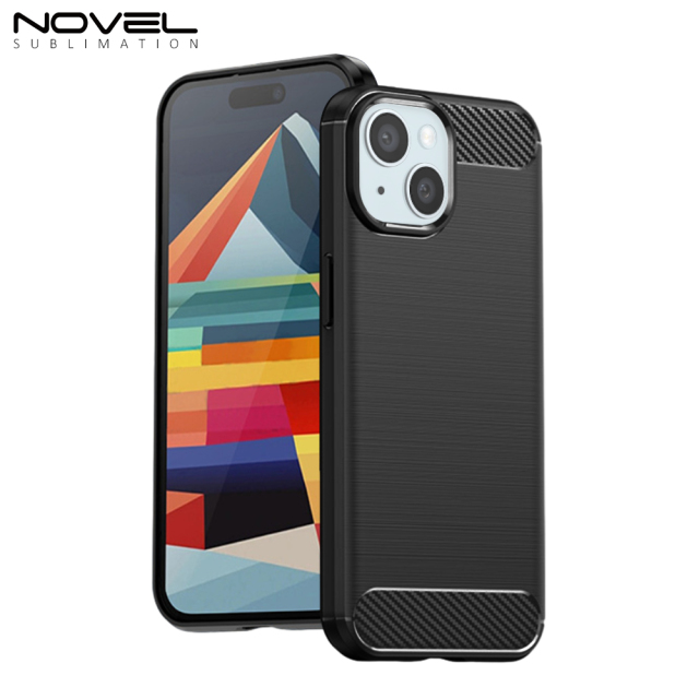 New Arrival Carbon Fiber Brushed Anti-Drop Phone Case for iPhone Series