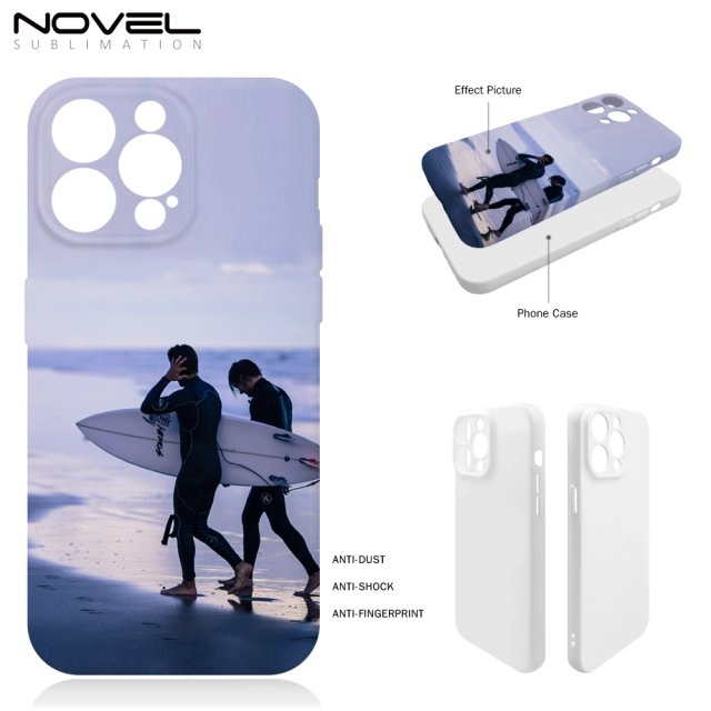New Arrival 3D Film Sublimation Printing TPU Phone Case For iPhone 15,14,12 Series