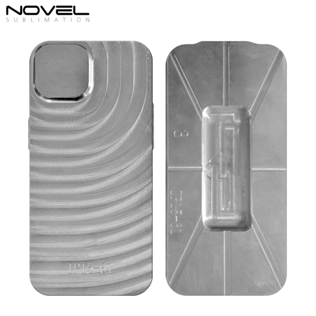 3D Metal Printing Mold for iPhone 15 Series Whole Series 3D Soft Film Sublimation Phone Case Jigs