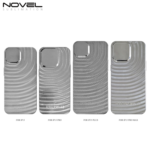 3D Metal Printing Mold for iPhone 15 Series Whole Series 3D Soft Film Sublimation Phone Case Jigs