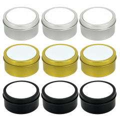 Custom Design Sublimation Metal Candle Holder Candies Containers Case Blank Presents Holder Tins