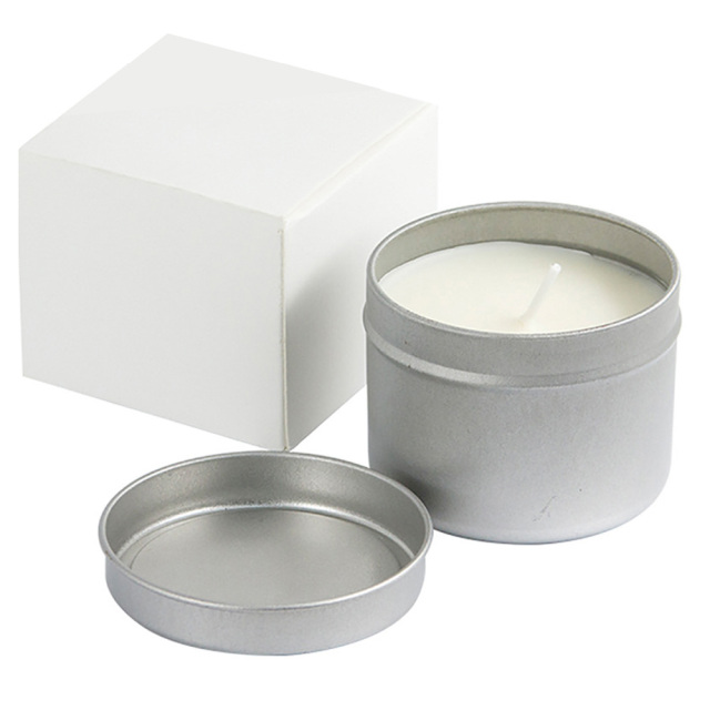 Custom Design Sublimation Metal Candle Holder Candies Containers Case Blank Presents Holder Tins