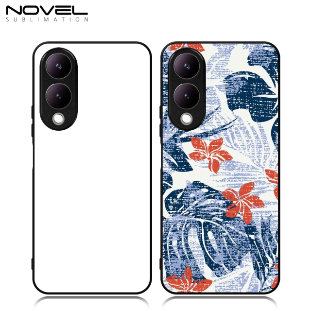 New Arrival Sublimation Blank 2D TPU Phone Case With Metal Insert For Vivo Y Series Y17S 4G/Y02s 4G/Y75 5G Y20 Y21 /Y21S/ Y16/Y32/Y33T/Y33S/Y50/Y70S/Y51S/IQOO U1/ Y77