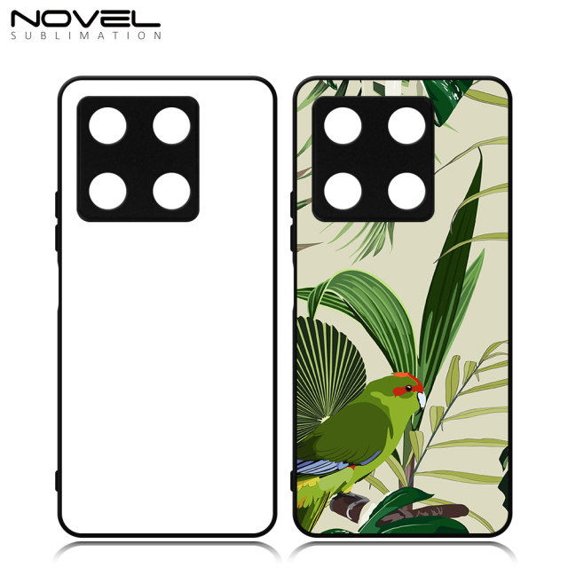 Smooth Sides!!! For Infinix Note 30/Note 30 Pro/Note 11S/ Note 11 Pro Sublimation Blank Soft Rubber Sides 2D TPU Silicone Phone Case With Metal Insert