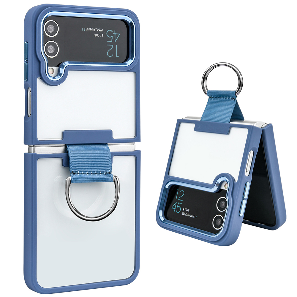 New Arrival Golden Shield Transparent Phone Case Phone Cover for Samsung Z-Flip 3,Z-Fold 5 Series