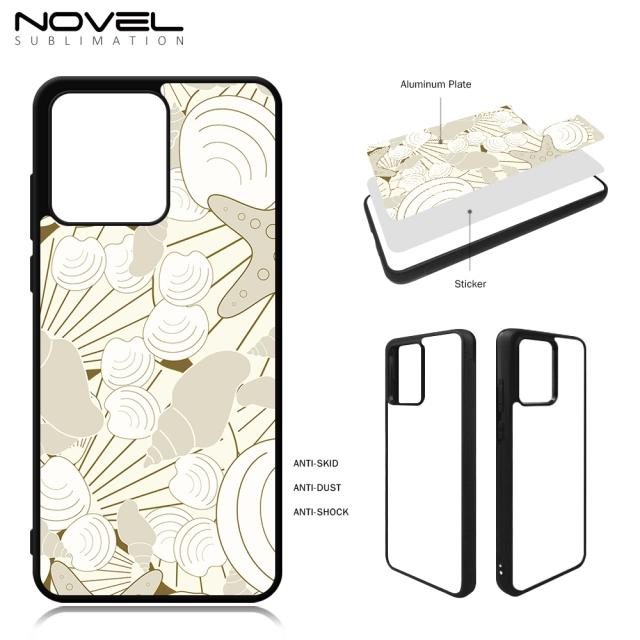 New Arrival Sublimation blank TPU Phone Case for Moto G54 5G/84 5G/G73 DIY Shell With Aluminum Sheet
