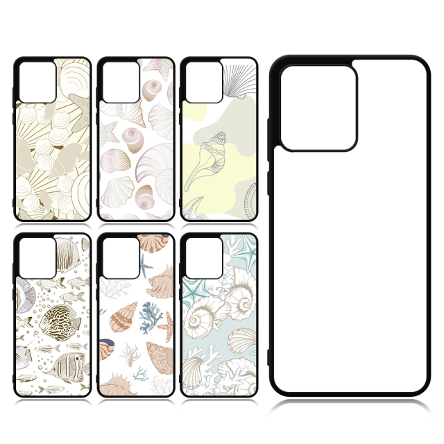 New Arrival Sublimation blank TPU Phone Case for Moto G54 5G/84 5G/G73 DIY Shell With Aluminum Sheet