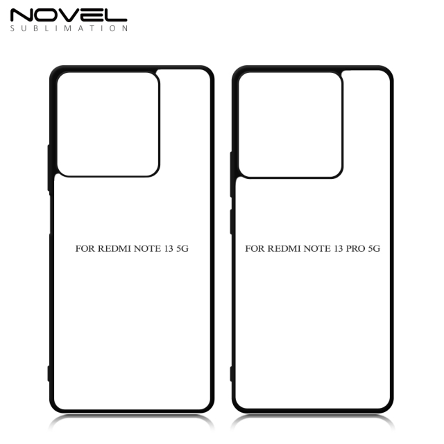 New Arrival Sublimation blank 2D TPU Phone Case for Redmi Note 13 5G ,Note 12 4G,Note 12 Pro Speed DIY Shell With Aluminum Sheet