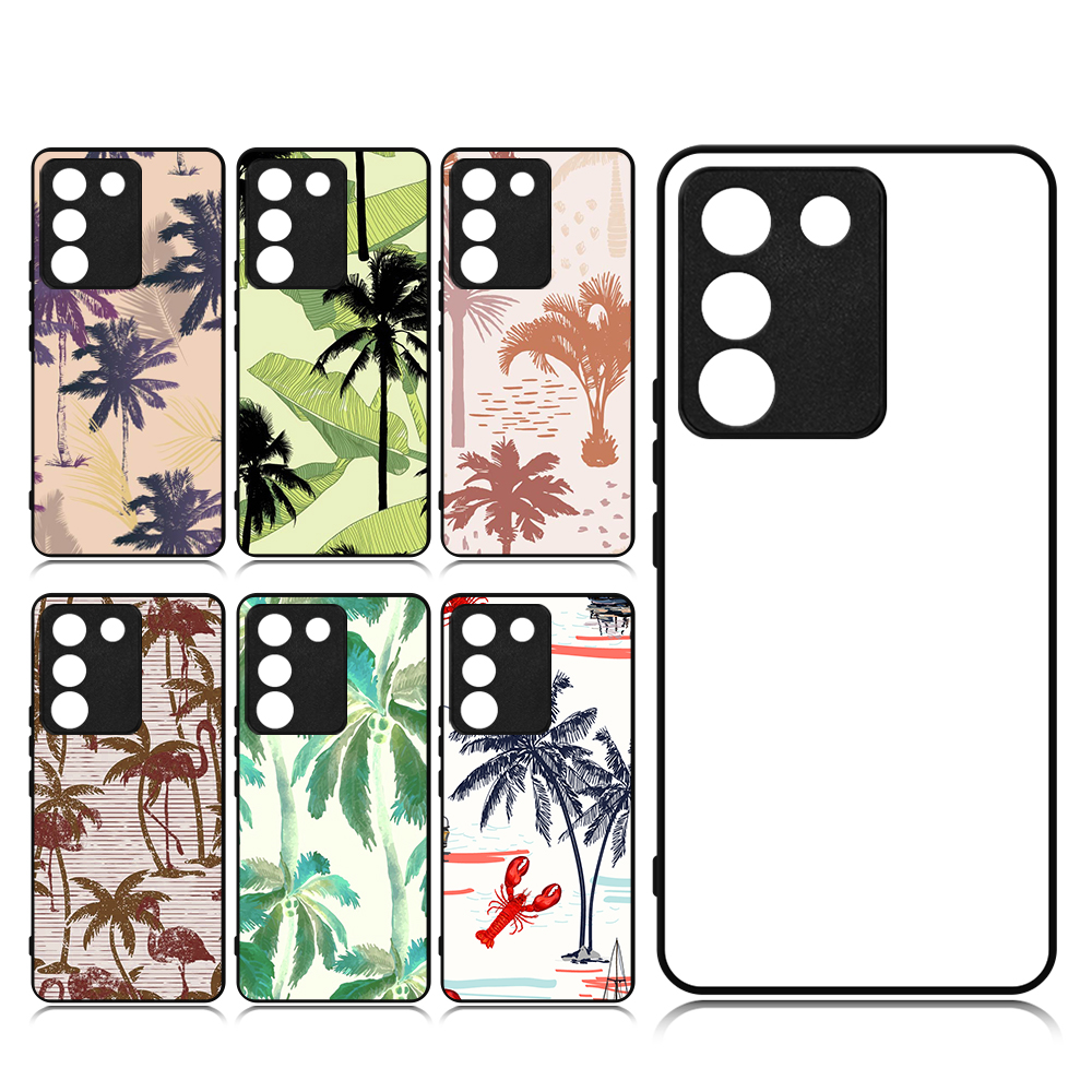 New Arrival Sublimation Blank Rubber 2D TPU Phone Case Cover for Vivo Y100 (IDN) /Vivo V30 Lite,Vivo Y200 5G