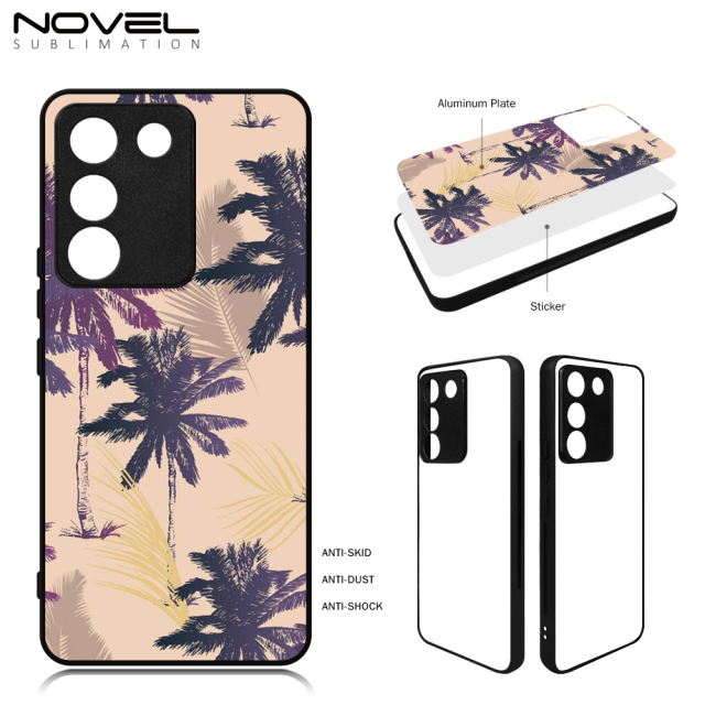 New Arrival Sublimation Blank Rubber 2D TPU Phone Case Cover for Vivo Y200 5G