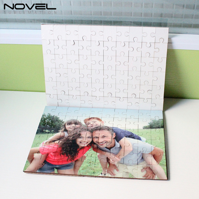 NSPZ-006 DIY Rectangle MDF Jigsaw Puzzle 60p