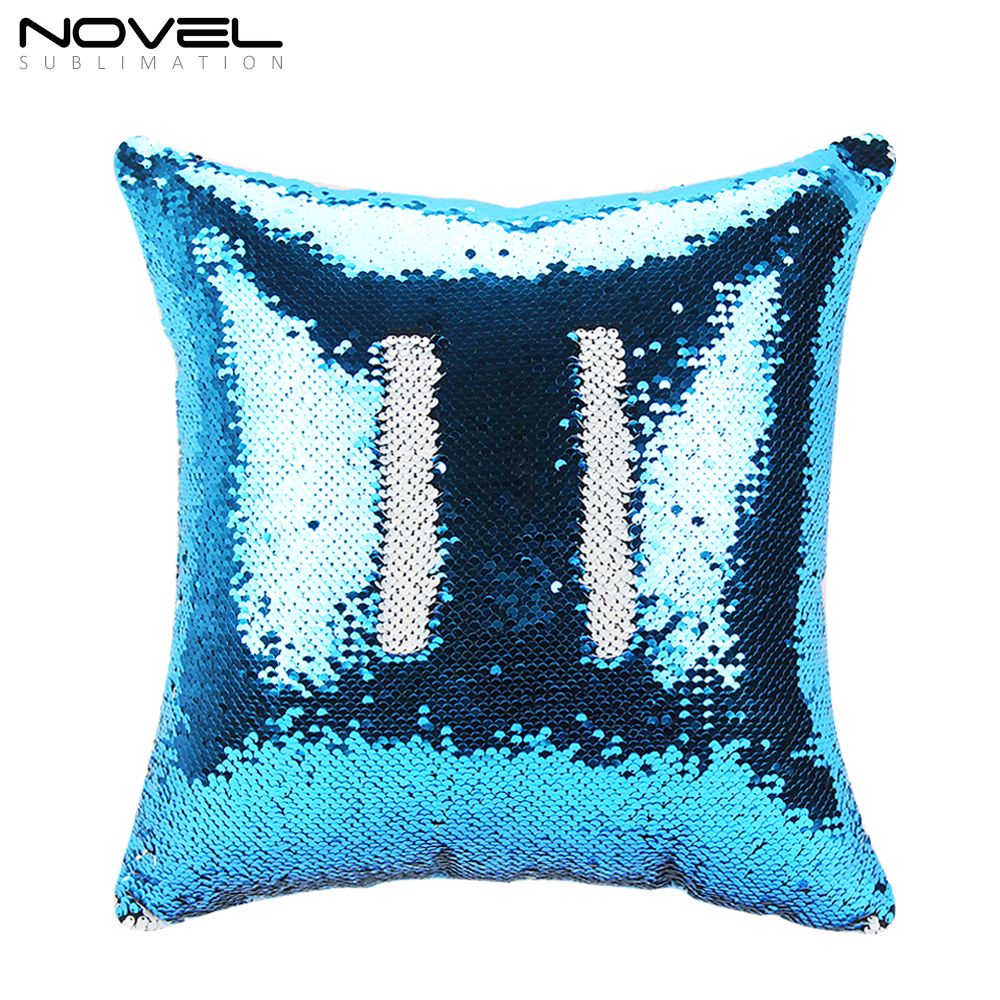 Custom Sublimation Blank Magic Pillow Cover Sequin Pillow Case,Double-Sided Printing