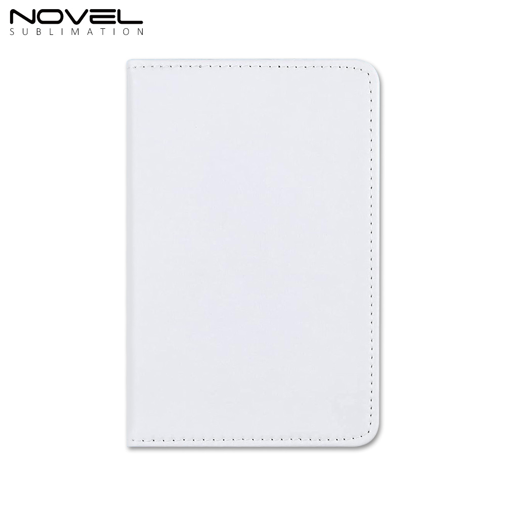 Sublimation PU Leather Blank Heat Transfer Travel Passport Book Holder Wallet Cover for Passport, Business Cards, Credit Cards, Boarding Passes