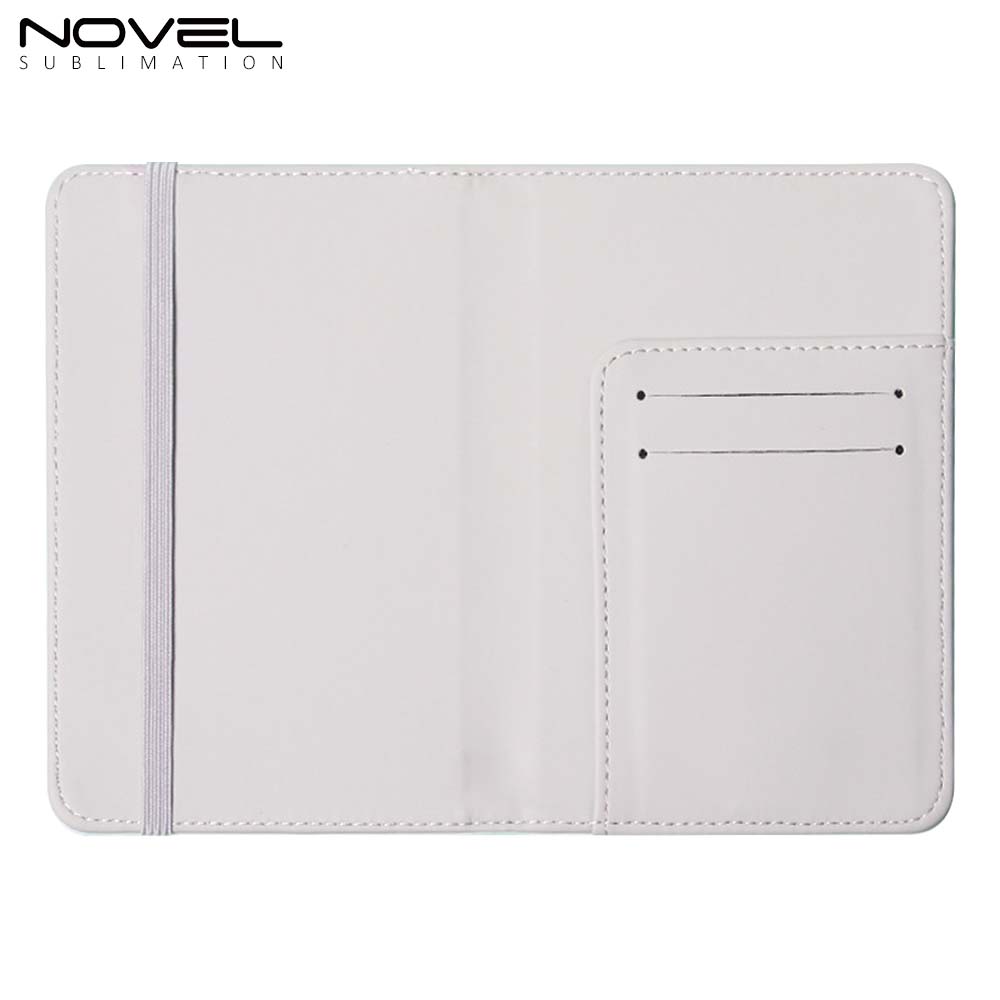 Sublimation PU Leather Blank Heat Transfer Travel Passport Book Holder Wallet Cover for Passport, Business Cards, Credit Cards, Boarding Passes