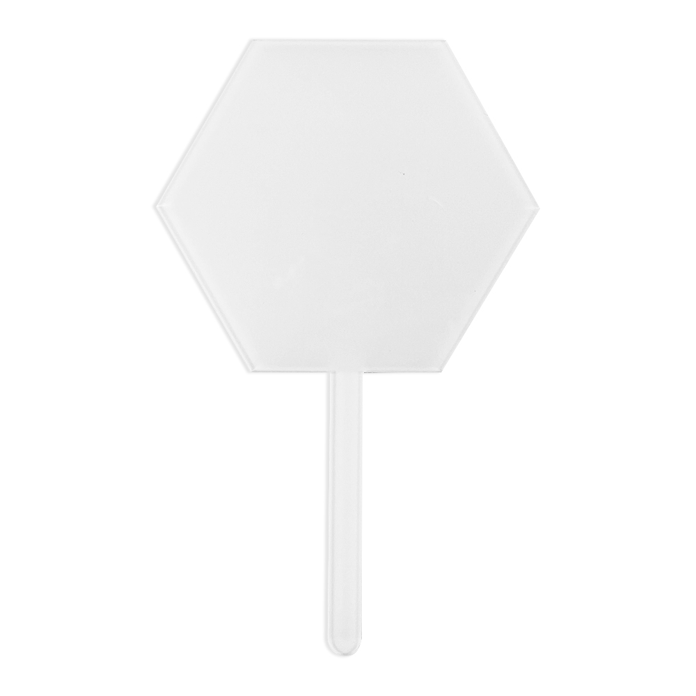 Sublimation Blank Acrylic Cake Toppers Creative Insert Card for Birthday Cake for Heat Transfer Printing Cake Insert