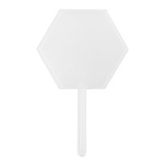 Sublimation Blank Acrylic Cake Toppers Creative Insert Card for Birthday Cake for Heat Transfer Printing Cake Insert