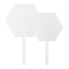 Sublimation Blank Acrylic Cake Toppers Creative Insert Card for Birthday Cake for Heat Transfer Printing Cake Insert