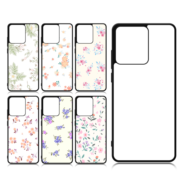 For Motorola Moto Edge 2022、Edge 30、Edge 40 Neo Sublimation Soft Rubber 2D TPU Phone Case With Alumimnum Sheet