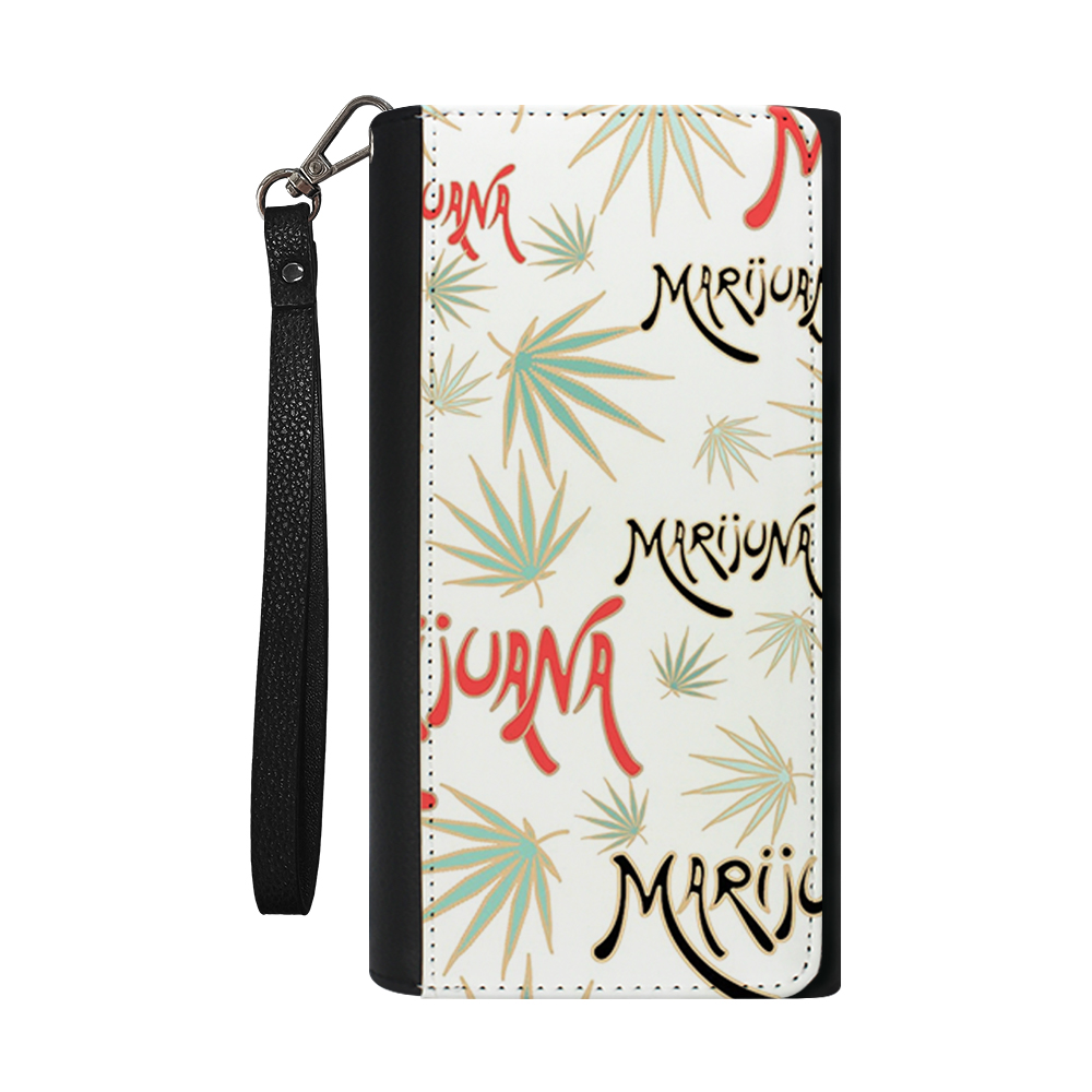 Sublimation Wallet Heat Transfer Wallet Single Side Leather Wallets, Men Wallet with Money Clip And ID, Slim Wallets Bifold Side Flip for Lady